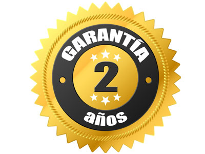2 años de garantía total, equipos e instalación.